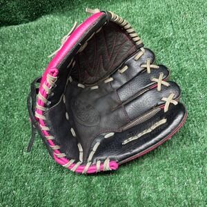 Louisville Slugger RHT Diva FGDV14-HP105 Black/Pink 10.5" Youth Softball Glove